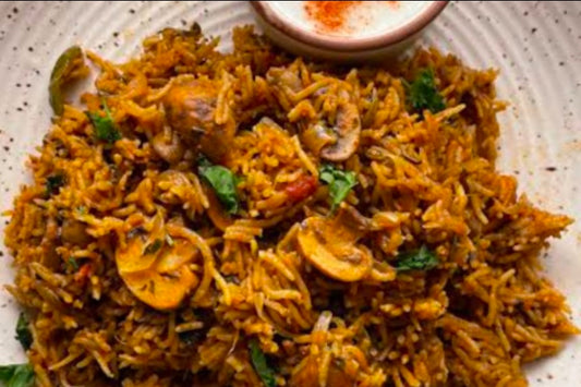 Mushroom Biryani